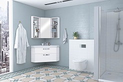 Акватон Зеркальный шкаф Кантара дуб полярный – фотография-4